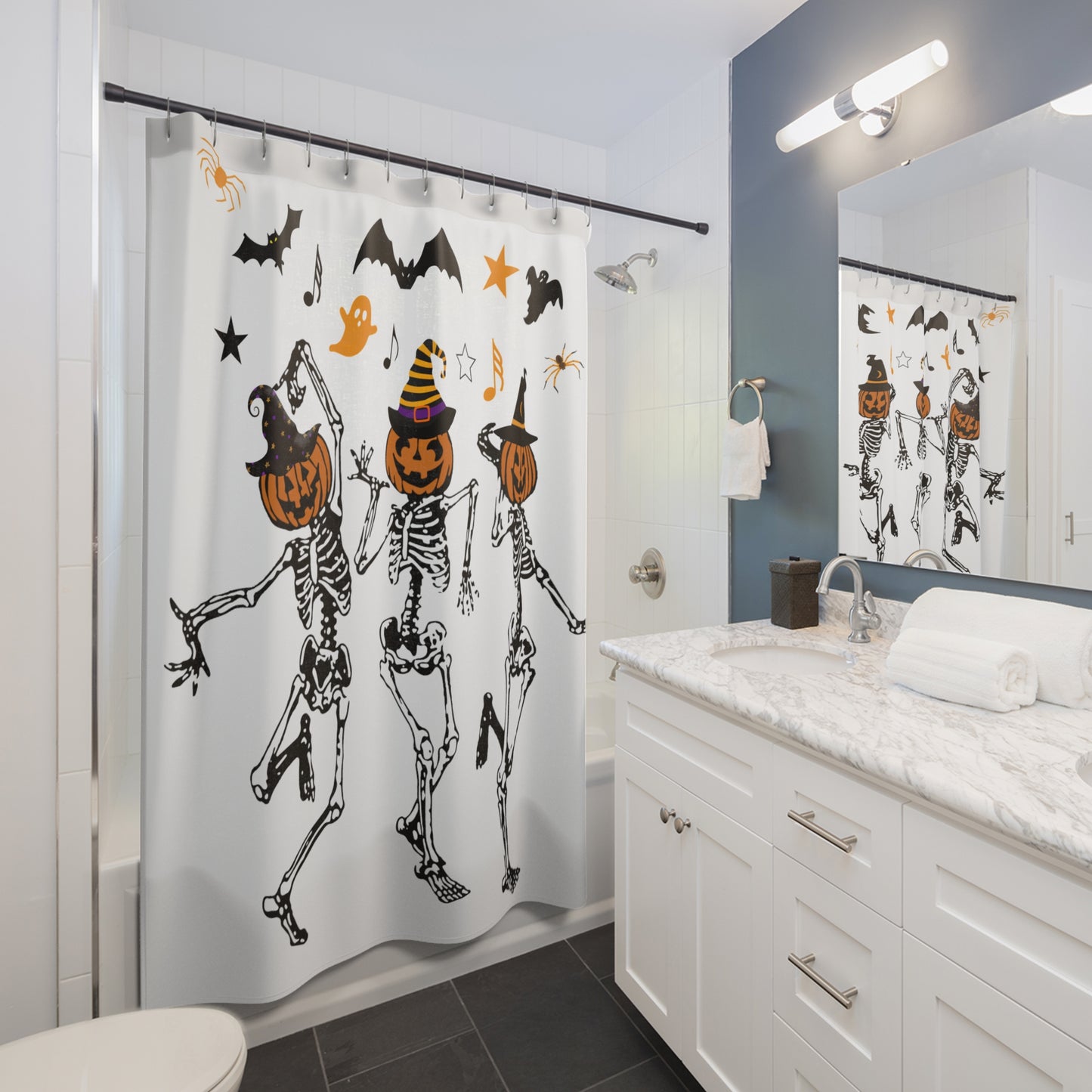Dancing Skeletons Shower Curtains