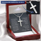 To My Son | I Love You 0 Personalized Cross Necklace