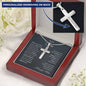To My Son | I Love You 0 Personalized Cross Necklace