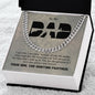 To My Dad | I Love You, Always & Forever - Cuban Link Chain