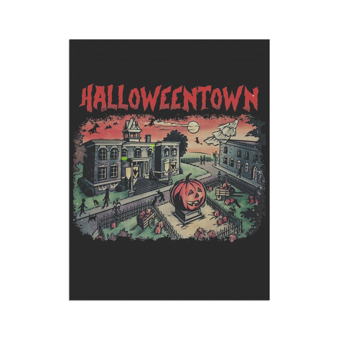 HalloweenTown Garden & House Banner