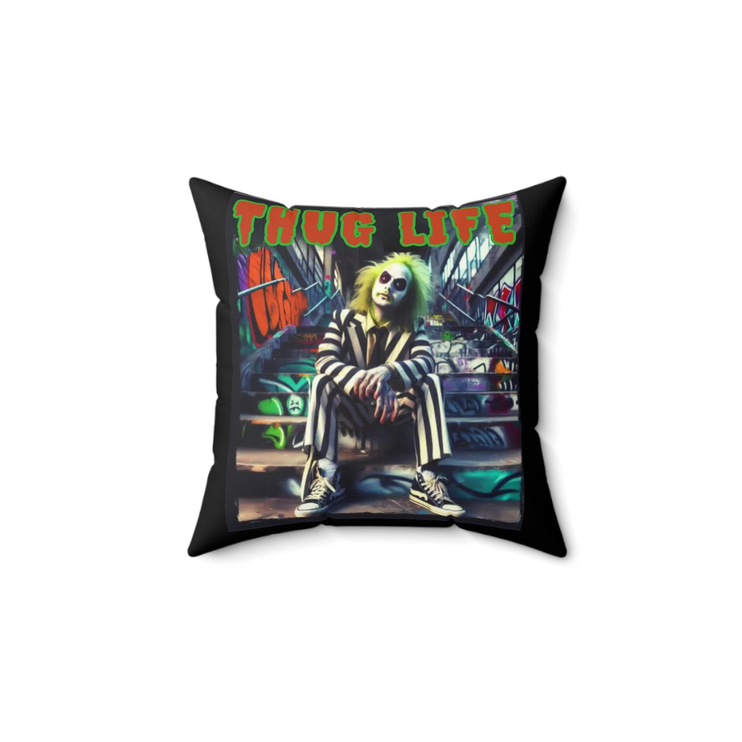 Thug Life Square Pillow