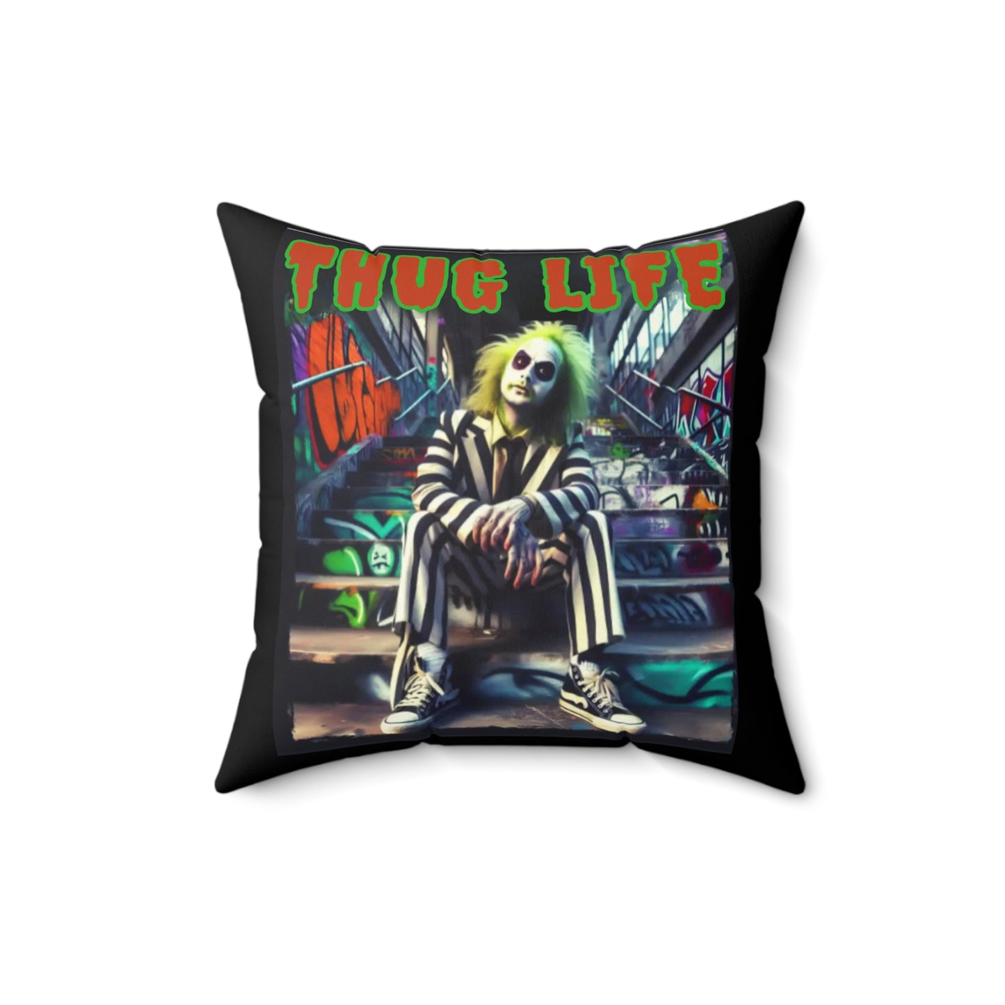 Thug Life Square Pillow