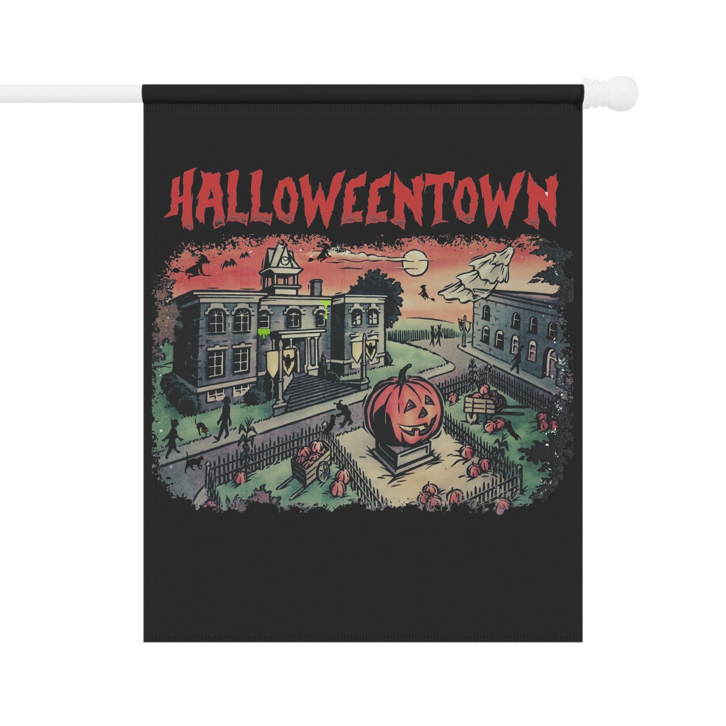 HalloweenTown Garden & House Banner