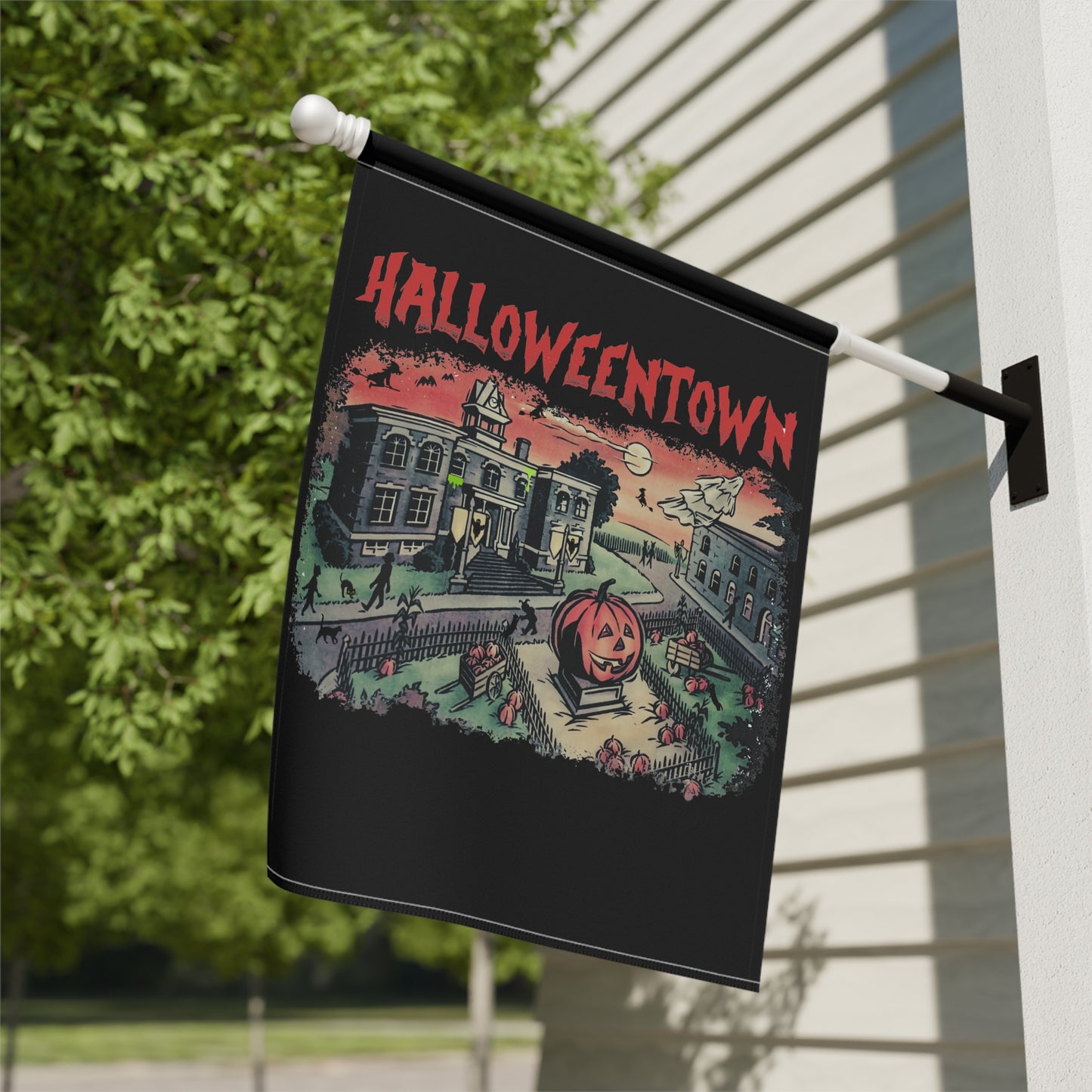 HalloweenTown Garden & House Banner