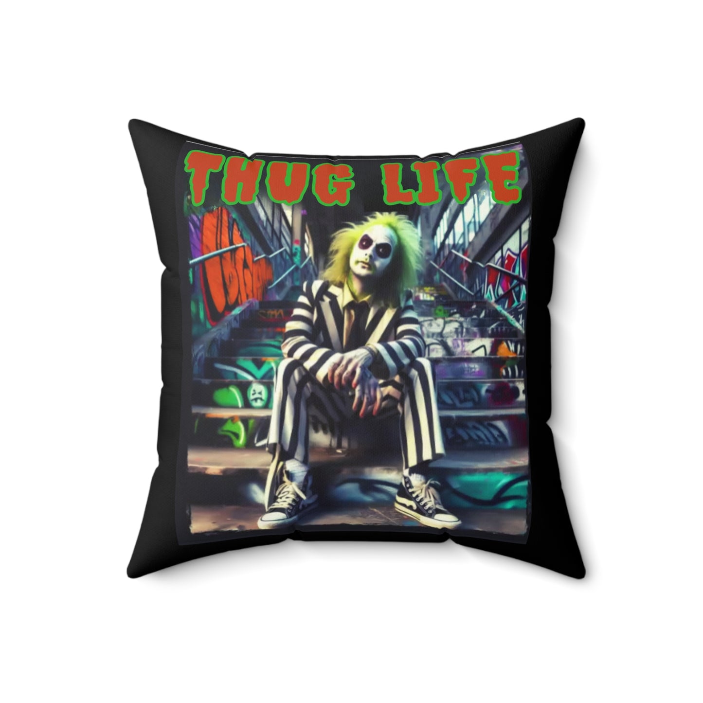 Thug Life Square Pillow