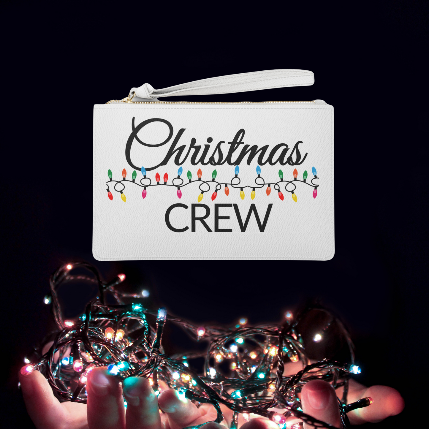 Christmas Crew Clutch Bag