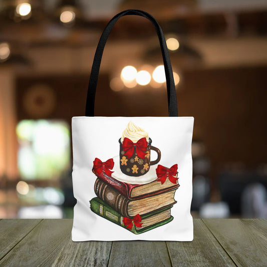 Books and Cocoa Tote Bag