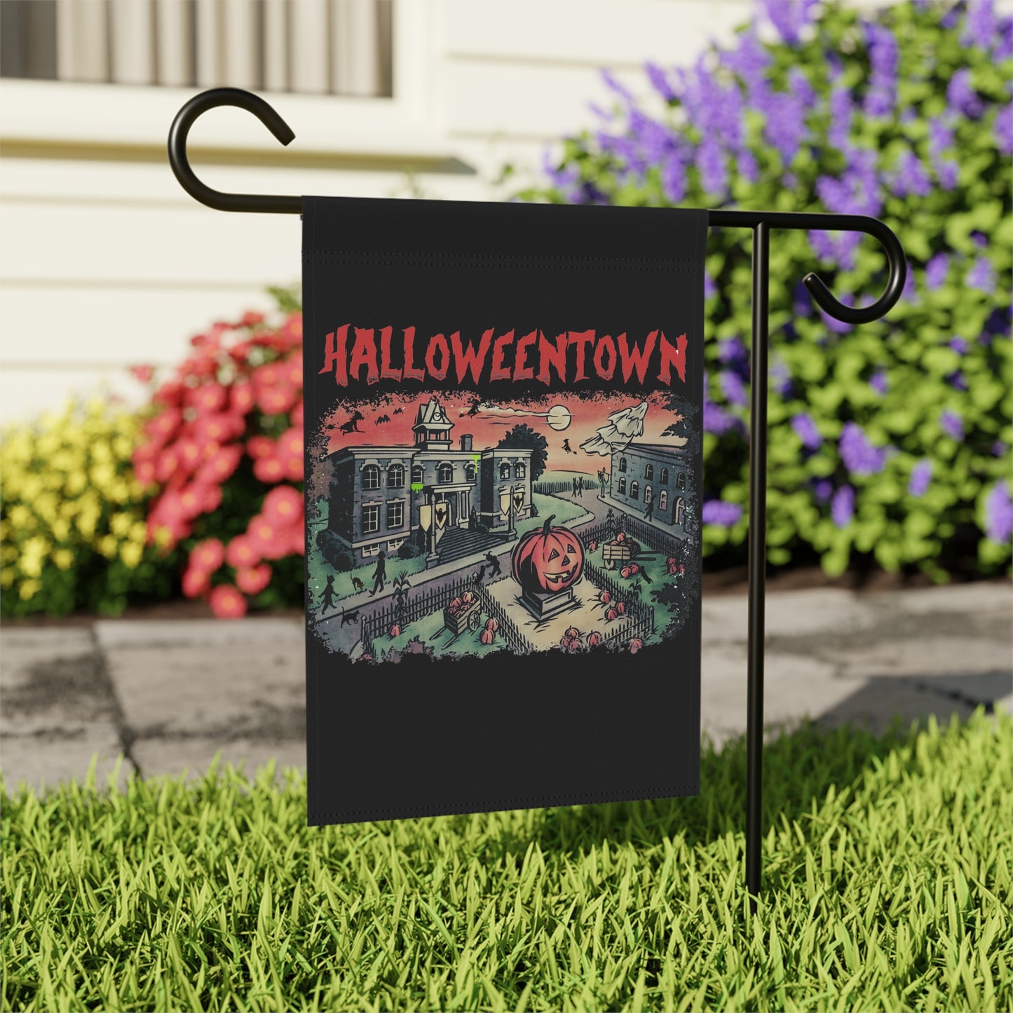 HalloweenTown Garden & House Banner