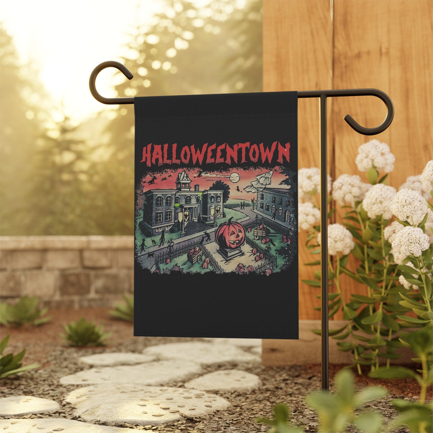 HalloweenTown Garden & House Banner