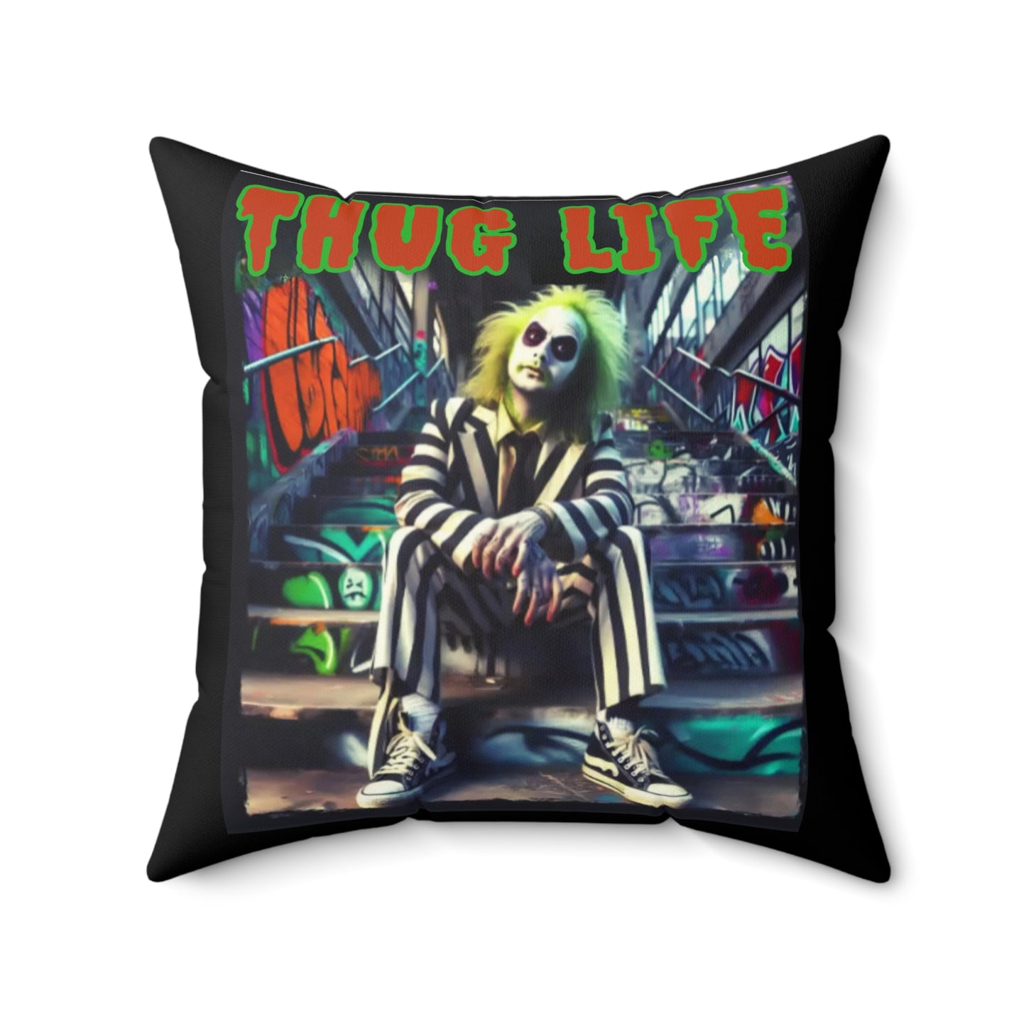 Thug Life Square Pillow