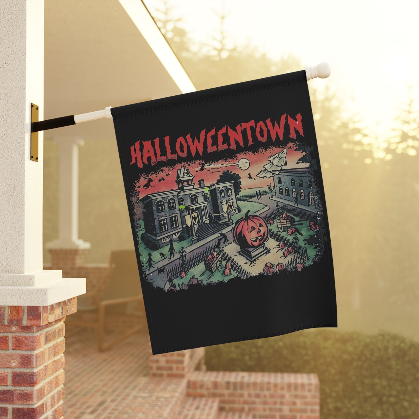 HalloweenTown Garden & House Banner