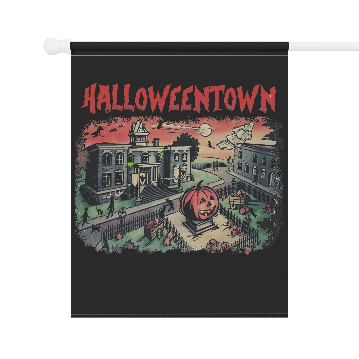 HalloweenTown Garden & House Banner